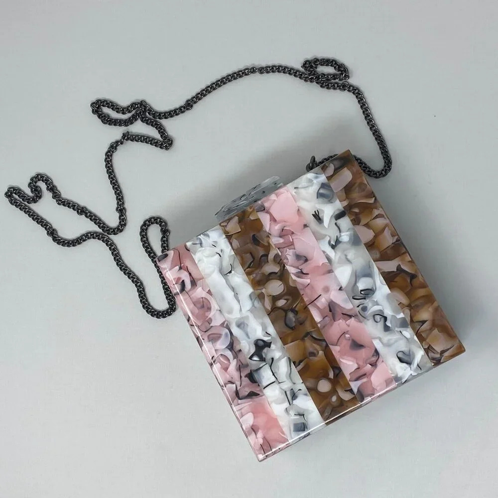 Zara Multi Square Box Chain Bag